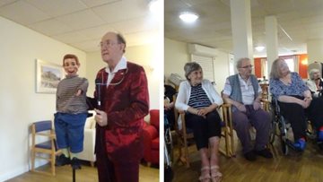 Ventriloquism is a hit at Grimsby care home